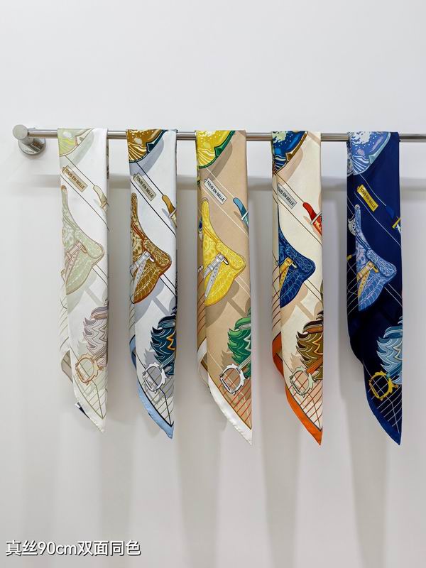Hermes silk Scarf 90X90cm E032970